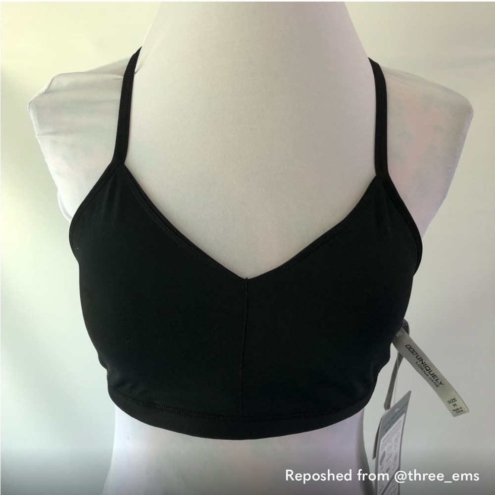 LORNA JANE BEACH ACTIVE BLACK SPORTS BRA